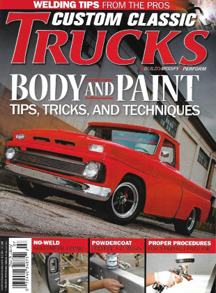 CUSTOM CLASSIC TRUCKS 2013 JULY - BODY & PAINT, SHEET METAL, NO-WELD REPAIR